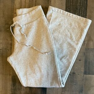 Brandy Melville Flare Leg Gray Sweatpant